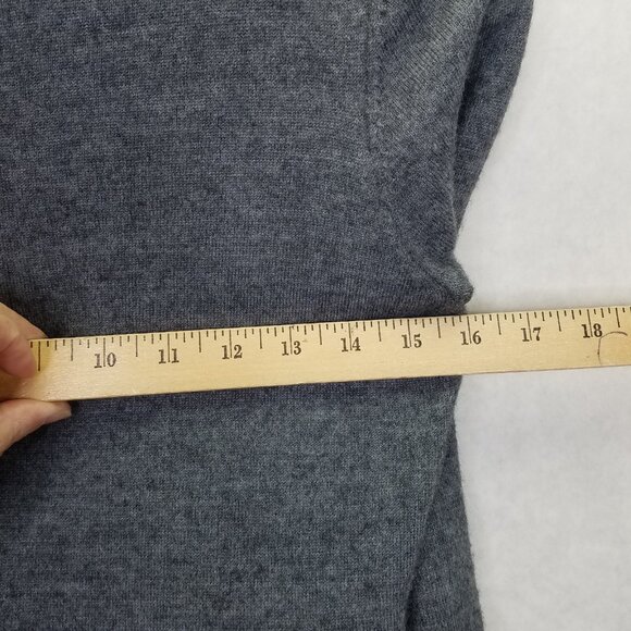 Jones New York JNY Tunic Sweater Women's M Mock Neck Merino Wool Long Sleeve - Picture 13 of 13